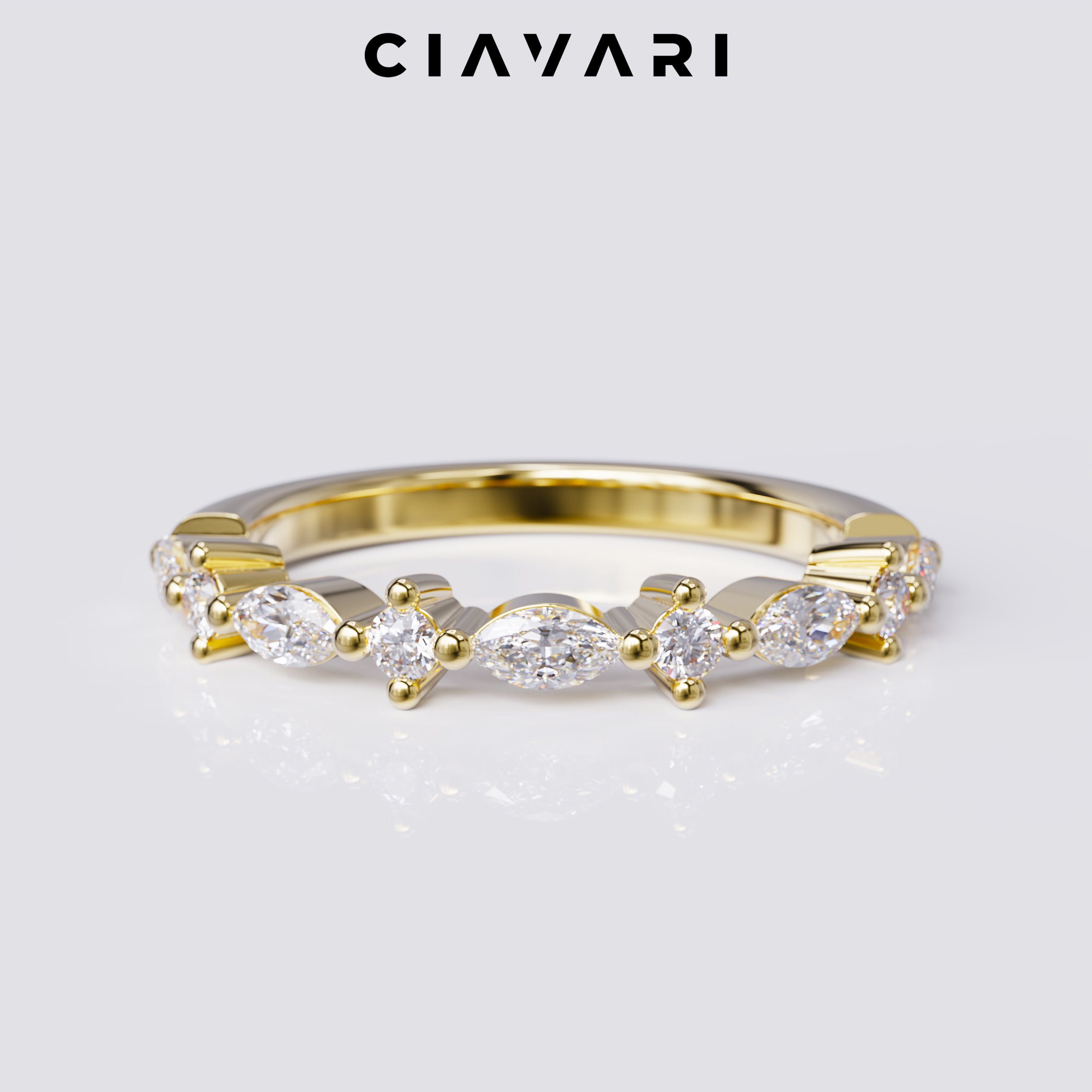 0.35 Carat Twig Diamond Band