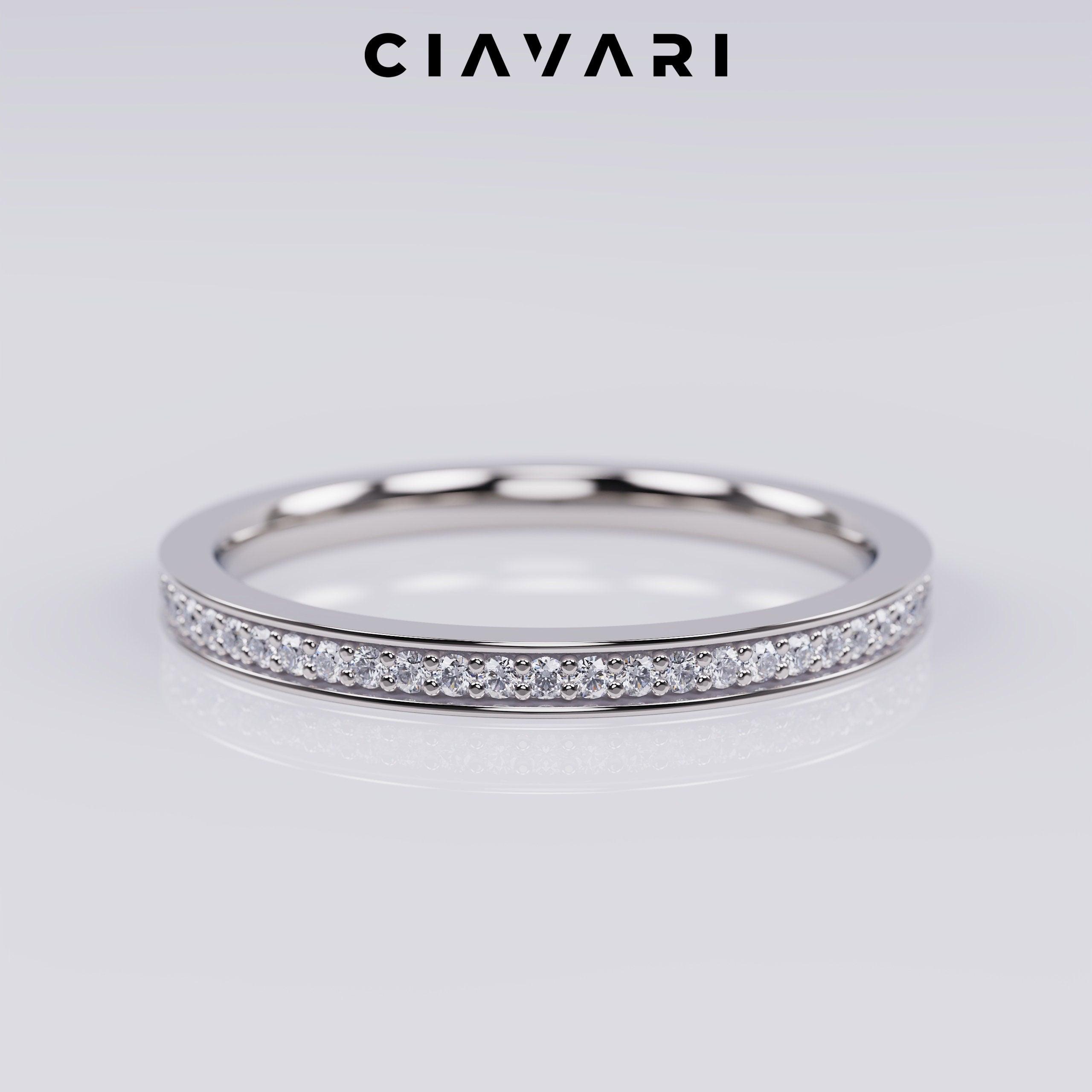 0.25 Carat Thin Diamond Band