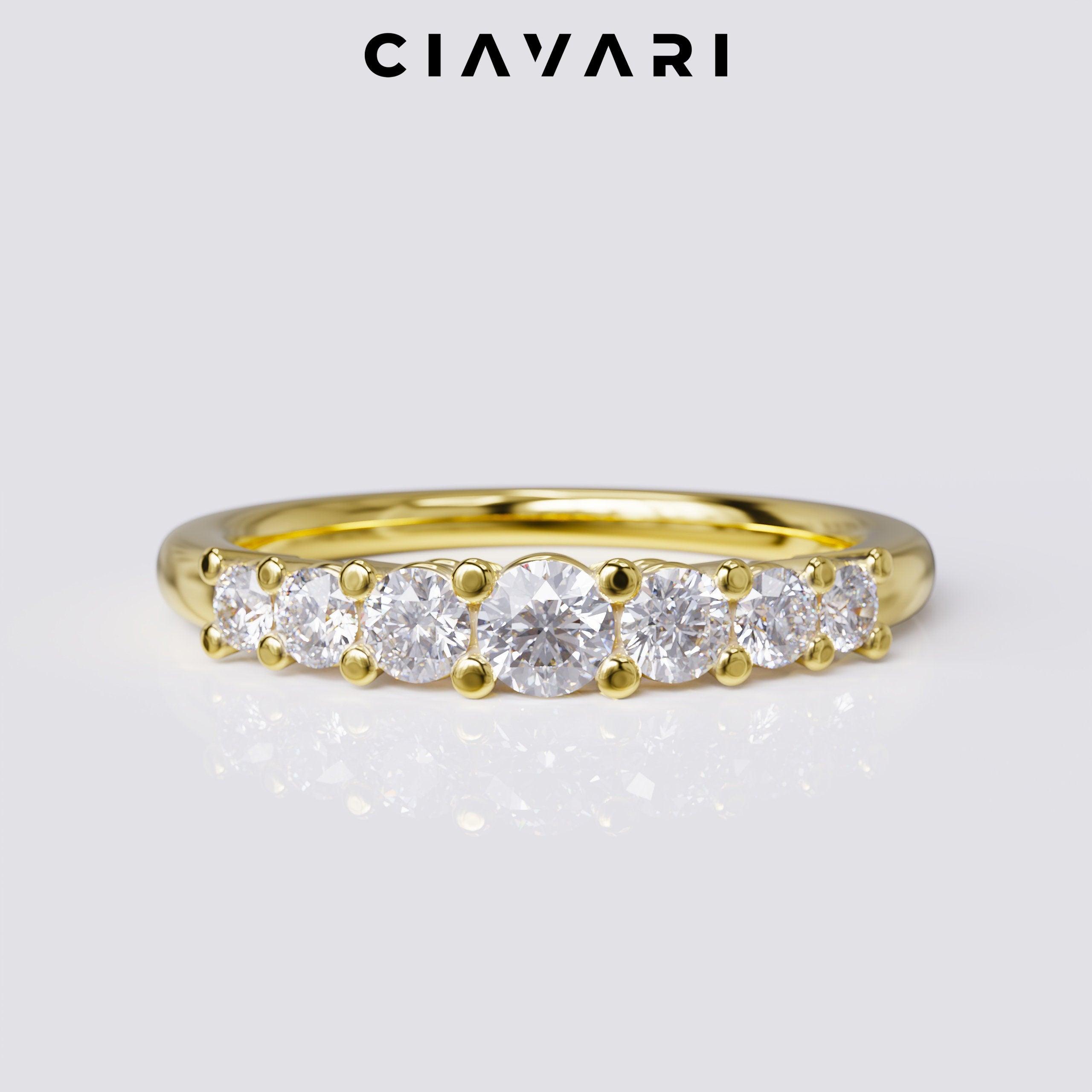 0.50 Carat Diamond Ring with Graduating Stone Size