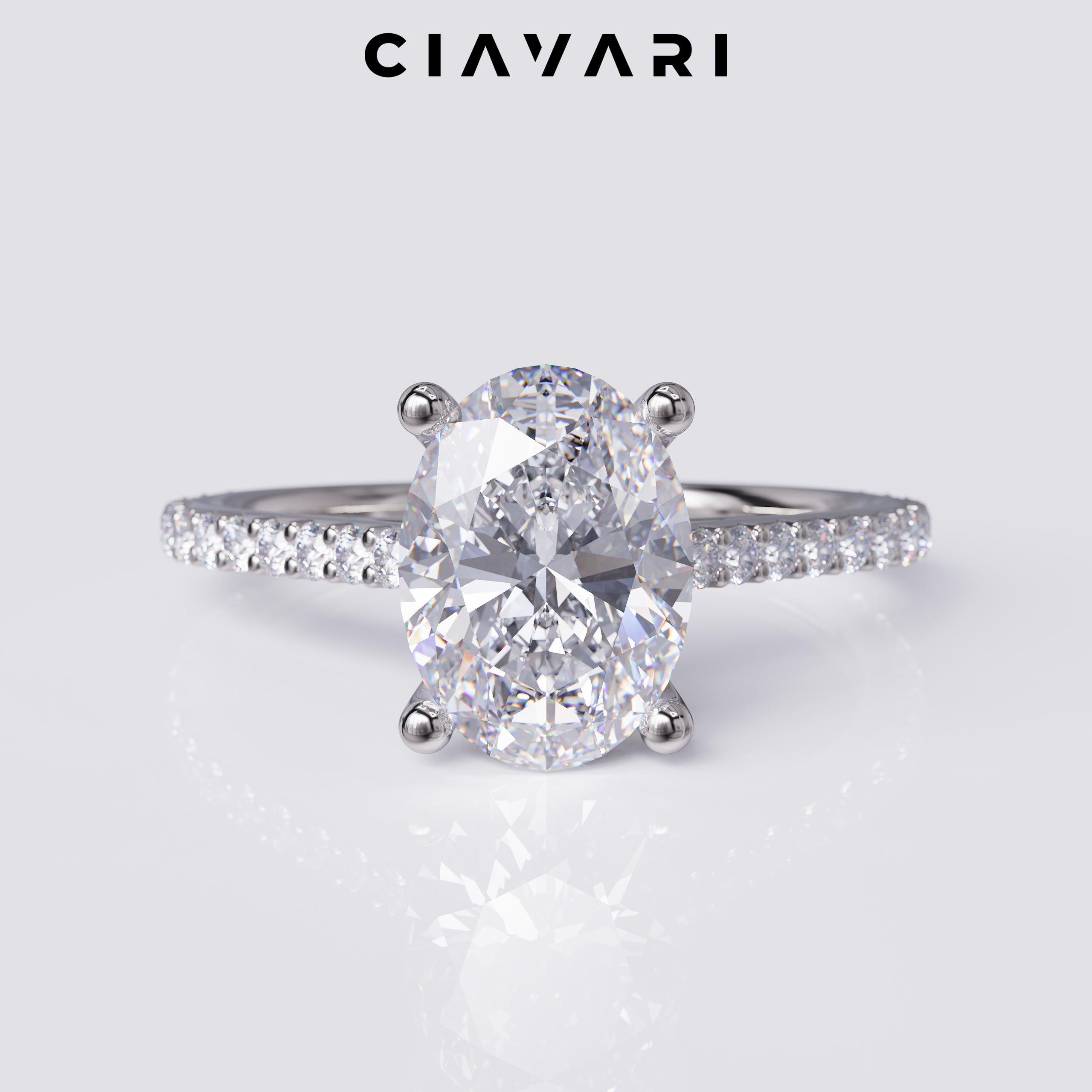 1.80 Carat Oval Cut Engagement Ring GIA Certified Diamond