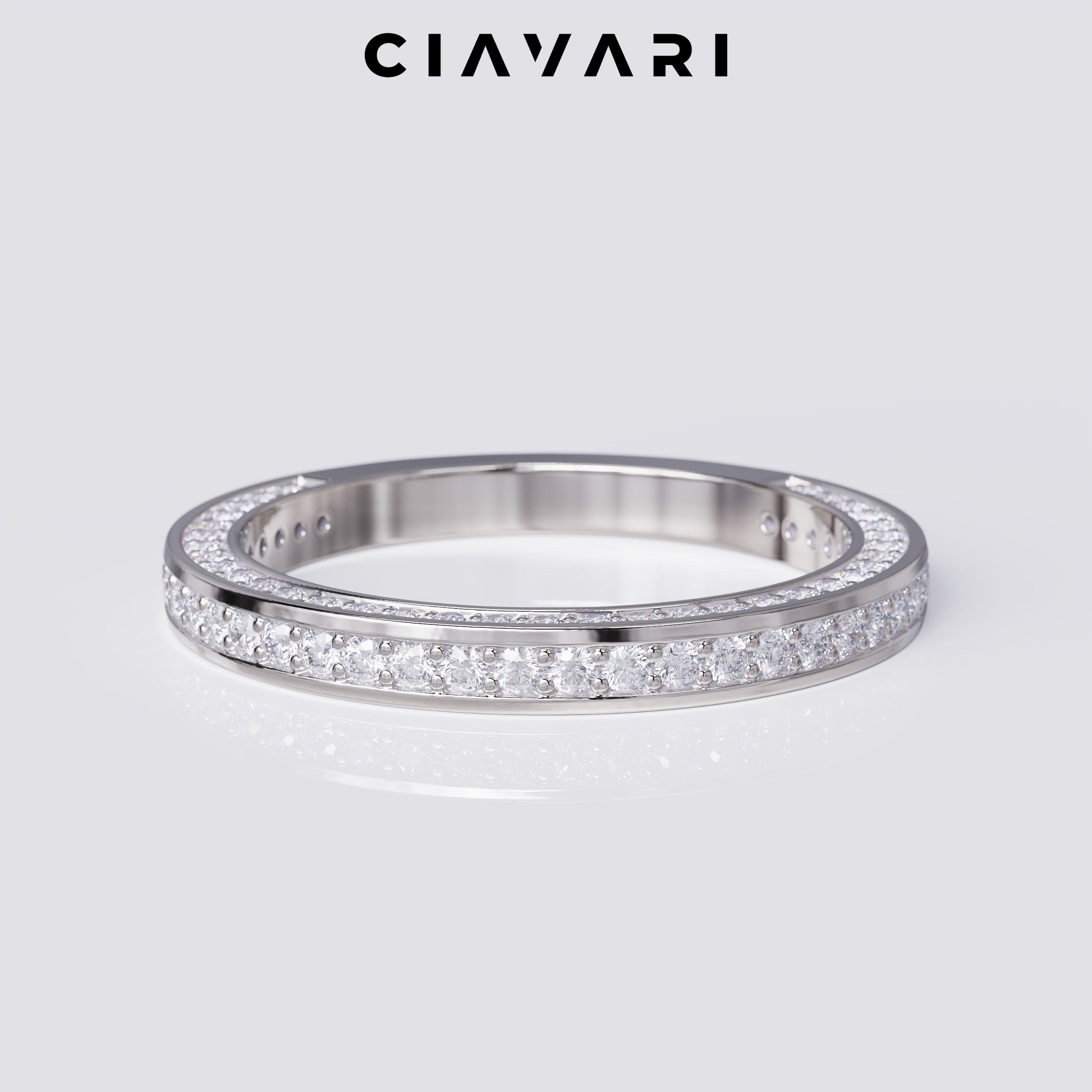 0.60 Carat Pave Set Diamond Band