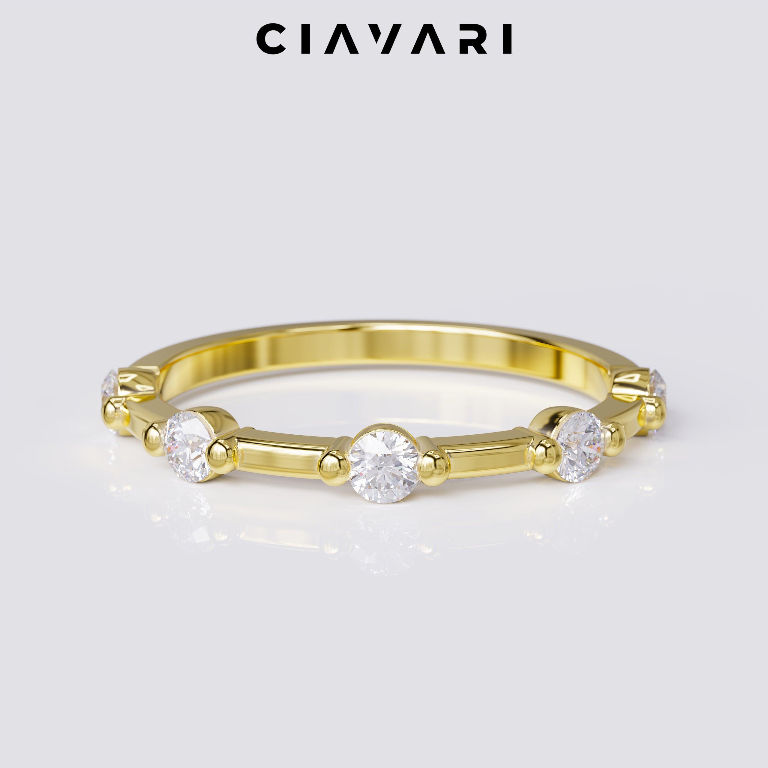 0.30 Carat 5 Stone Stackable Diamond Ring