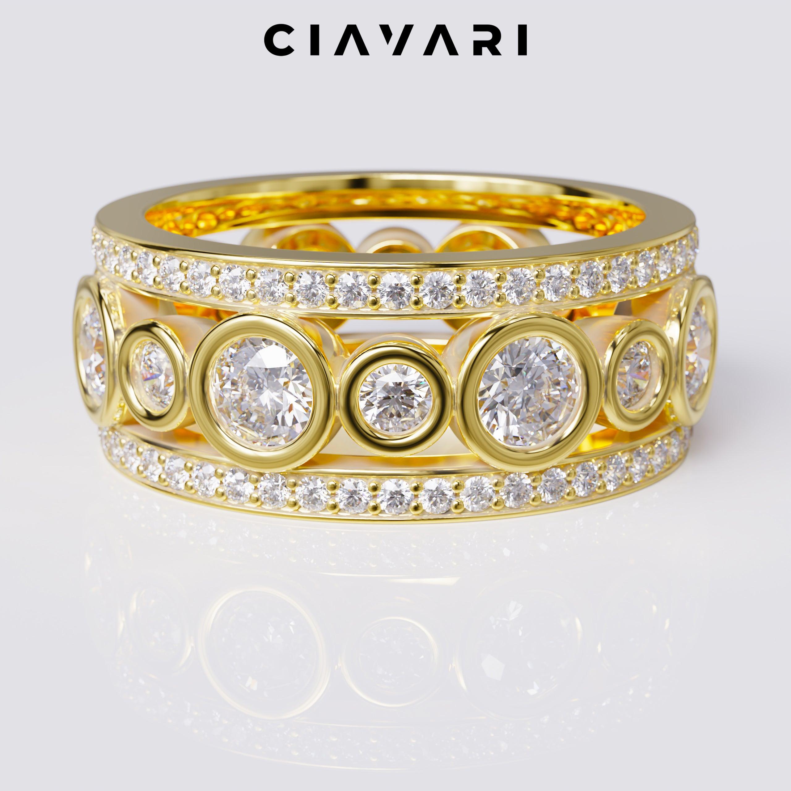 1.65 Carat Round Cut Diamond Fashion Ring